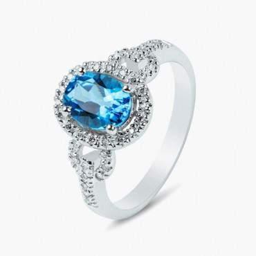 Celeste Minimal Silver Ring